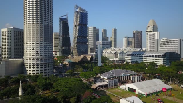 Luftaufnahme-der-Innenstadt-von-Singapur