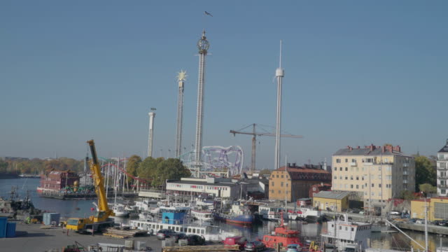 Closer-look-of-the-amusement-park-in-Stockholm-Sweden