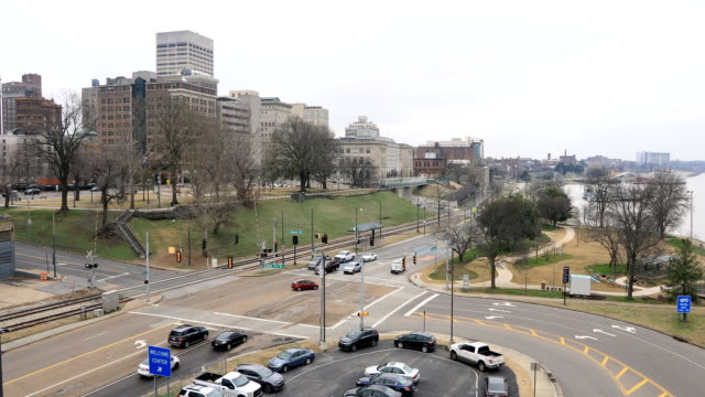 Blick-auf-Memphis,-Tennessee-Innenstadt