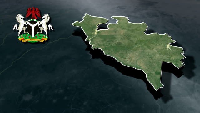 Níger-con-escudo-de-armas-animado-Mapa