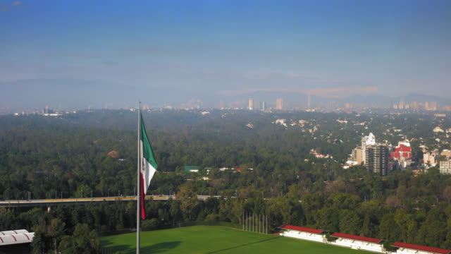 Erhöhte-Ansicht-von-Hörsaal,-das-Nationalen-Hörsaal,-Mexiko-Stadt,-Mexiko