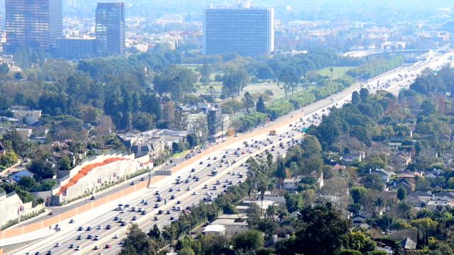 Beschäftigt-Autobahn-in-Los-Angeles