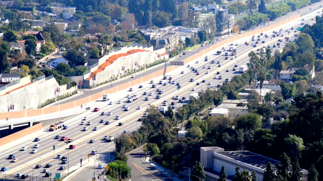 Beschäftigt-Autobahn-in-Los-Angeles