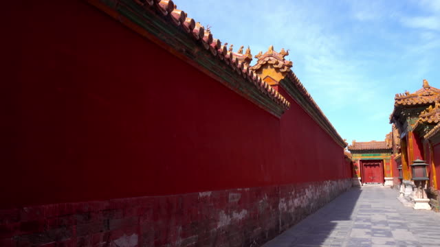 oriental-red-gate-inside-Beijing-Forbidden-City,-China