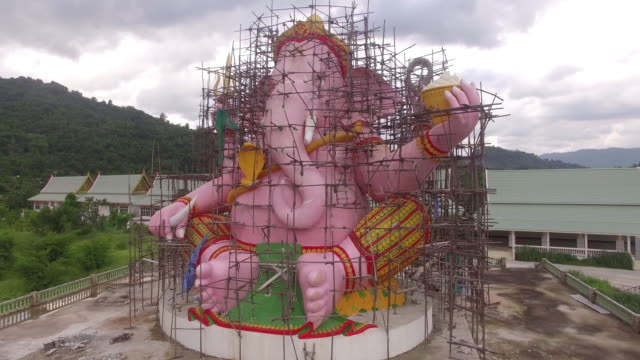 Luftbild-Gebäude-rosa-Ganesh