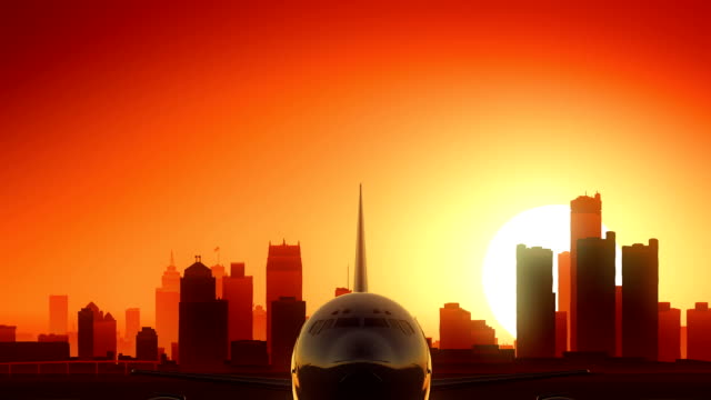 Detroit,-Michigan,-USA,-Nordamerika-Skyline-Sonnenaufgang-Ausziehen