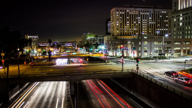 Traffic-in-Downtown-Los-Angeles-Timelapse