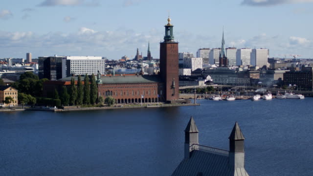 Stadtbild-von-Stockholm,-Schweden