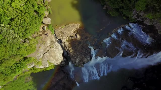 Aerial-view-of-Rochester-Falls-in-Mauritius.