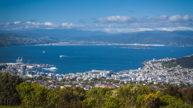 Wellington-Stadt-timelapse