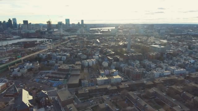 Boston-Skyline-von-North-Aerial-Pan-Left-3