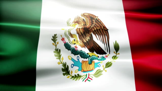 Mexikanische-Flagge-Winken