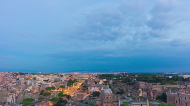 italy-sunset-storm-sky-twilight-altare-della-patria-rooftop-roman-forum-panorama-4k-time-lapse