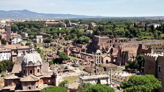 Panorama-Forum-von-Rom