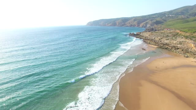 Praia-da-Guincho-Strand,-Portugal