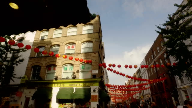 Londoner-Chinatown-Restaurant-touristischen-Wahrzeichen-Winter-Sonne-Herbst-Frühjahr-Sommer