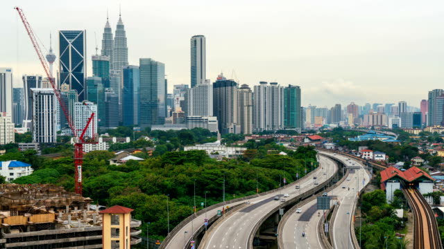 4-K-Time-lapse:-punto-culminante-de-la-ciudad-de-Kuala-Lumpur