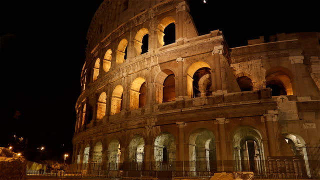 Kolosseum-in-Rom---Timelapse,-Italien
