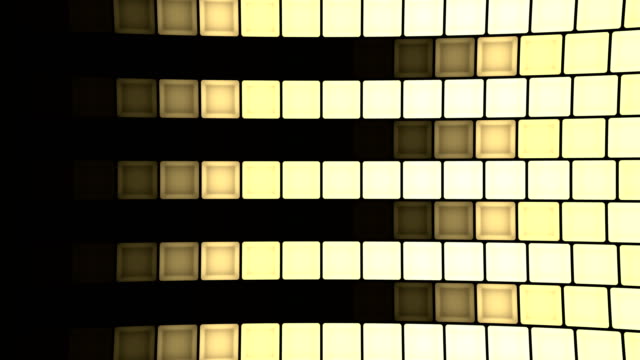 Lights-flashing-wall-cubes-bulbs-pattern-rotation-stage-background-vj-loop