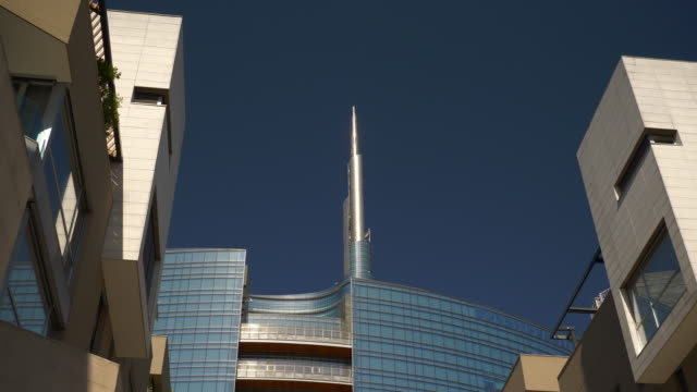 Tageszeit-milan-Innenstadt-bis-Blick-auf-Zeitlupe-Panorama-4k-italy