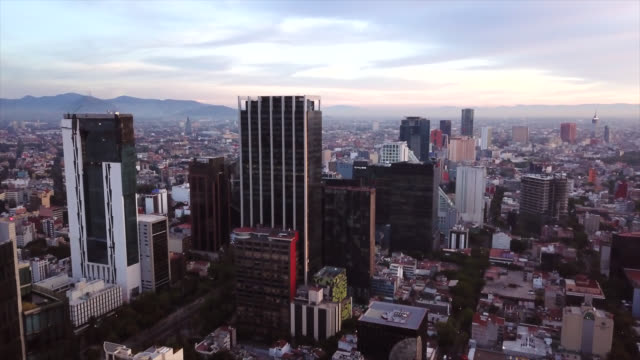 Skyline-in-Mexiko-Stadt
