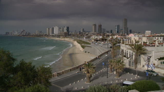 Tel-Aviv-Panorama-Meeresküste