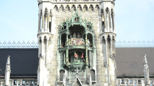 Glockenspiel-en-Munich-city-hall