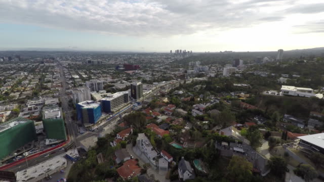 Hollywood-Hills-West-Sunset-Boulevard-Aerial