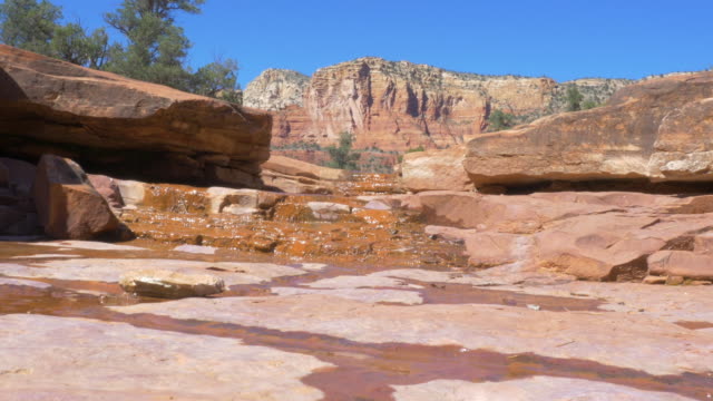 Desert-Stream-Cuts-Through-the-Red-Rocks-of-Sedona-Arizona