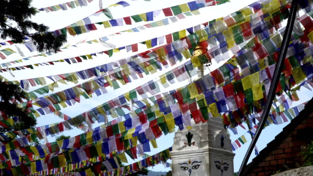Prayer-flags-fluttering-in-the-wind