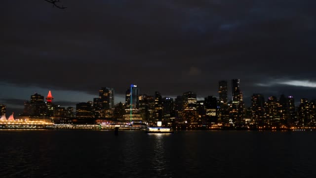 Vancouver-Canada-downtown-skyline-4k-night