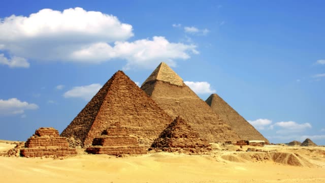 Ägyptische-Pyramiden,-Symbol-für-Ägypten.