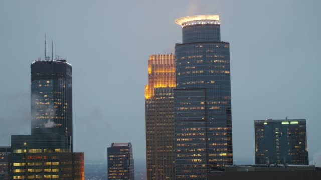 Minneapolis-im-Winter---Innenstadt-Wolkenkratzer