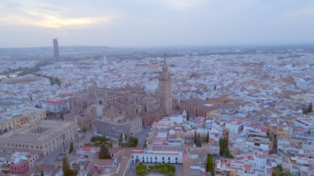 Sevilla-Stadt-aus-der-Luft
