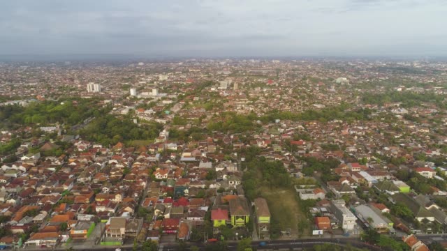 vista-aérea-de-Yogyakarta,-Indonesia