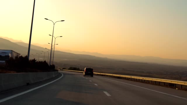 Driving-car-on-highway-in-Georgia.-Transportation.