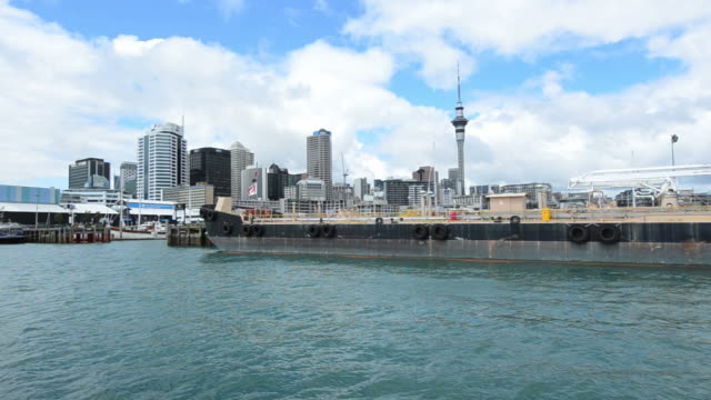 Skyline-von-Auckland,-Neuseeland