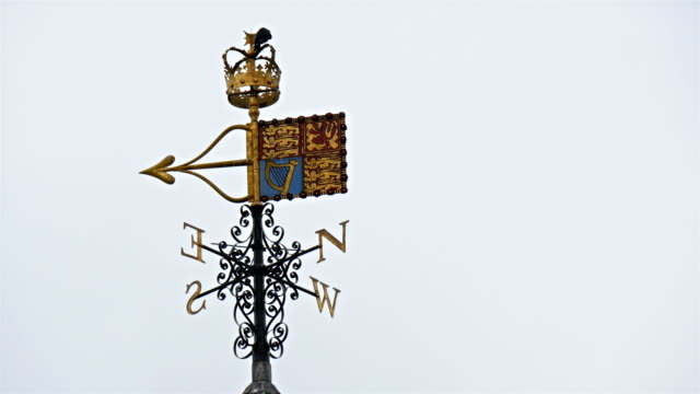 The-wind-vane-pointing-to-the-South