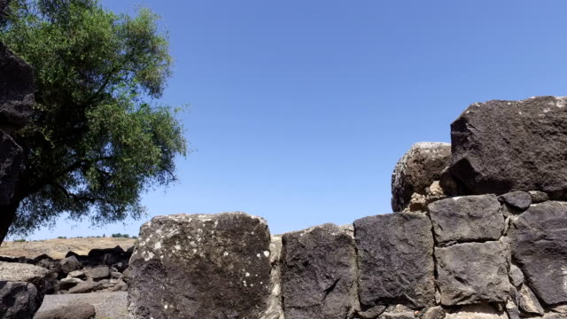 Alte-Steinmauer-Ruinen-in-Israel