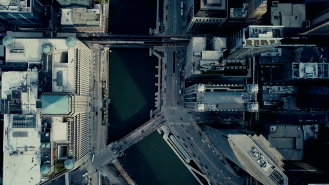 Downtown-Chicago---Vogelperspektive