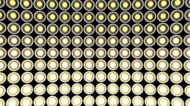 Lights-flashing-wall-bulbs-pattern-static-horizontal-white-stage-background-vj-loop