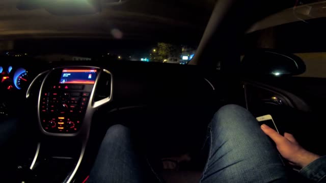 POV-wide-angle-shot-from-passenger-seat-of-car