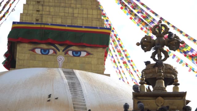 Katmandú,-Nepal:-Boudhanath-Stupa-en-Katmandú,-Nepal.-Boudhanath-es-un-stupa-en-Katmandú,-Nepal.-Es-una-de-las-mayores-estupas-esféricas-en-Nepal.