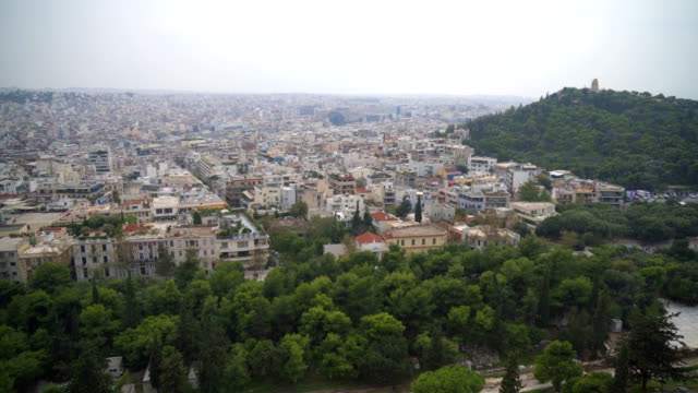 Blick-auf-Athen-und-Odeon-des-Herodes-Atticus.