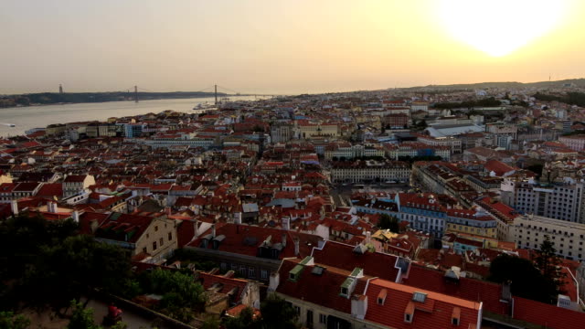 Lissabon-Sonnenuntergang-zoom-timelapse