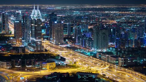 night-high-traffic-street-4k-time-lapse-from-dubai-city