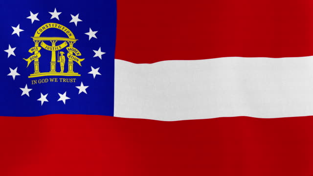 Endlos-wiederholbar-:-Georgia-Flagge