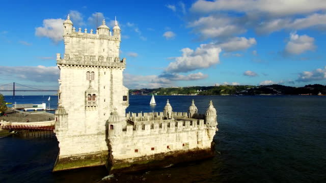 Belem-Turm-Lissabon-Luftbild