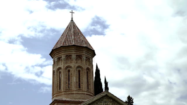 Tower-of-Antique-georgian-monastery-Ikalto