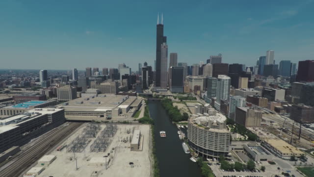 Chicago-Downtown-Loop-Aerial-Summer